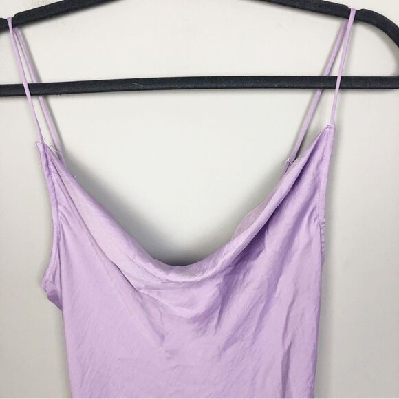 FREE PEOPLE | INTIMATELY Light Purple Cinch Side Slip Dress Midi Women’s Size XS - Picture 2 of 8